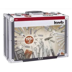 kwb Werkzeug-Koffer inkl. Werkzeug-Set, 199-teilig, gefüllt, robust und hochw...