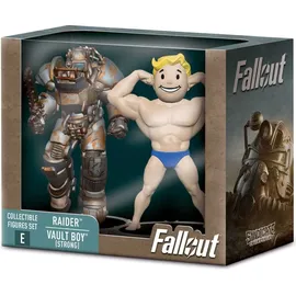 syndicate collectibles Fallout Minifiguren 2er-Pack Set E Raider & Vault Boy (Strong) 7 cm