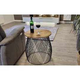Ambiente Haus Urban rundes Beistelltisch käfig -H 50cm | Gr.: onesize