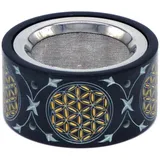 Saraswati Räuchergefäß "Blume des Lebens" gold