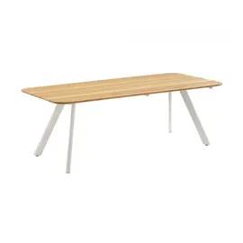 Niehoff Muro Gartentisch 160 x 95 x 76 cm Ivory/Natur