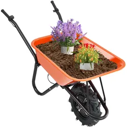 VEVOR Schubkarre Transportkarre Bauschubkarre Schiebkarre 150kg 151x60x70cm