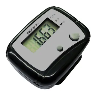 Genauige Schrittzähler, Schrittzähler für das Gehen - Tragbare Gehen Meilen/km Schrittzähler - Schrittzählung mit Clip für Fitness, Bewegung, Reisen