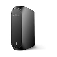 UnionSine 8TB Externe Festplatte, 3,5 Zoll USB 3.0 Backups HDD Tragbarefür für PC, Mac, TV, PS4, Schwarz HD3510