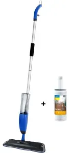 Dr. Schutz® SprayMop Wischset AKTION, Ideales Wischgerät für die tägliche Reinigung aller Hartböden, Wischgerät + Mopp + 1 x 1000 ml Spraymax