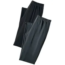 vivance active by lascana Caprihose Regular Grau/Schwarz 36/38