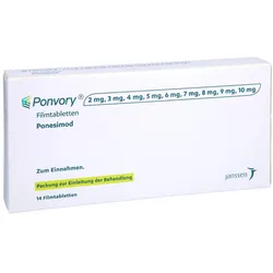 PONVORY Packung zur Einleitung der Behandlung FTA 14 St
