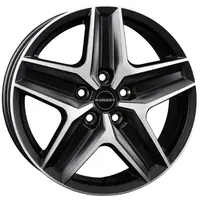 Borbet CWZ 7,5 x 18 5 x 120 ET53 Schwarz Poliert Matt