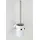 Wenko WC-Bürstengarnitur Turbo-Loc Quadro Silber/Weiß (1 St.)