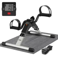 AGM Mini-Heimtrainer Fahrrad mit LCD-Monitor