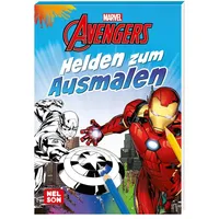 Carlsen Verlag Marvel Avengers: Helden zum Ausmalen
