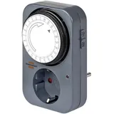 Brennenstuhl 1506450 Steckdosen-Zeitschaltuhr analog Tagesprogramm IP20