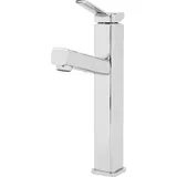 LuxeBath Waschtischarmatur mit herausziehbarer Brause, 160x50x300 mm, Chrom, aus Messing