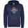 Greenbomb Hoodie Mountain Stripes Blau M