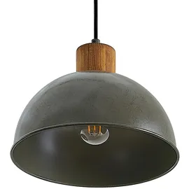 LINDBY Durbis 5-flg. 25 W 149 cm Holz grau