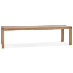 Kadima Design Ausziehbarer Eichentisch, erweiterbar 200-280 cm, 10 Personen, Zeitlos