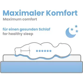 DAILYDREAM Matratzenauflage 70 x 140 cm weiß