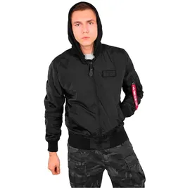 Alpha Industries MA-1 TT Hood black/black L