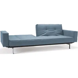 Innovation Living Schlafsofa Baumwolle 2-Sitzer Blau