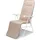 barths Chiemsee Relaxliege 195 x 65 x 22 cm Beige/Weiß