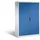 C+P Werkzeugschrank Metall 120,0 x 60,0 x 195,0 cm grau/blau 4 Fachböden abschließbar