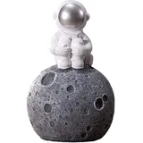 RUTAVM Sparschwein Hochzeit Astronaut Mit Planet Coin Bank Harz Gelddose Für Raumdekoration Heimdekoration Sparschwein Groß