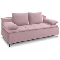 Schlafsofa Sugar Stoff Rosa