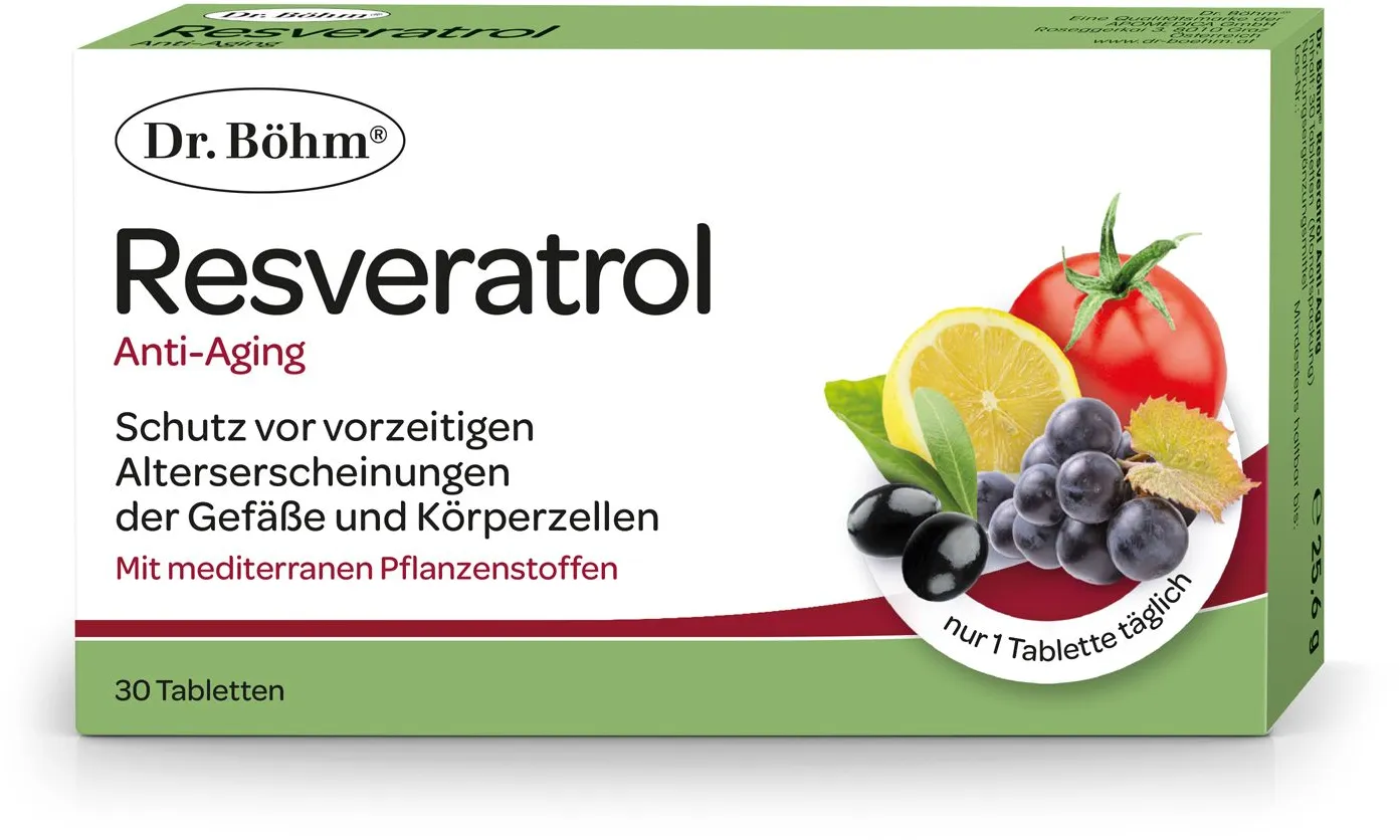 Dr. Böhm® Resveratrol Anti Aging Dragees 30 St 30 St Dragees