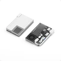 sharge Disk Pro 1TB Tragbare SSD mit Aktivkühlung, 4-Port Hub mit HDMI 2.1, USB-C 10 Gbps Kabel, Magnetische Externe SSD für MacBook, PC, PS5, Steam Deck