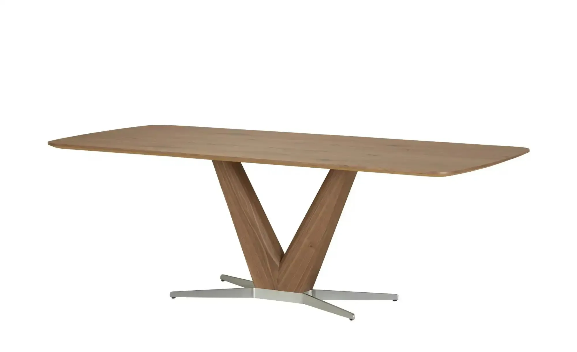 KOINOR HPL Säulentisch  Dining System 1 ¦ holzfarben ¦ Maße (cm): B: 100 H: 76