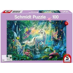 Schmidt Spiele Puzzle Puzzle - Im Land der Fabelwesen (100 Teile), Puzzleteile