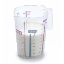 Zenker Sweet Sensation Messbecher 1000ml – Präzises Dosieren mit Vierfach-Skalierung, Hitzebeständigkeit: +100 °C, Spülmaschinengeeignet, Designed in Germany, Bunt