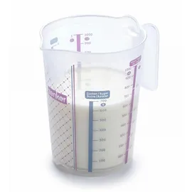 Zenker Sweet Sensation Messbecher 1000ml – Präzises Dosieren mit Vierfach-Skalierung, Hitzebeständigkeit: +100 °C, Spülmaschinengeeignet, Designed in Germany, Bunt