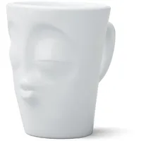 Fiftyeight PRODUCTS / Henkelbecher „Küssend“ (Porzellan, 350ml, weiß, Made