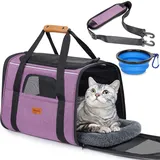 Morpilot Faltbare Hundetragetasche M 44 x 31 x 34 cm Lila