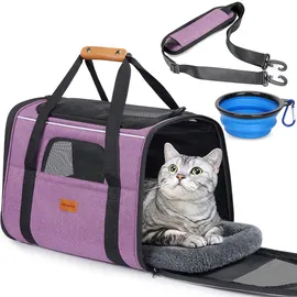 Morpilot Faltbare Hundetragetasche M 44 x 31 x 34 cm Lila