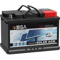 AGM Batterie 12V 100Ah Solarbatterie Wohnmobil Batterie Boot Versorgung Akku