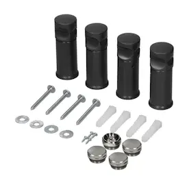 luxebath Badheizkörper 400 x 800 mm 240 W grau Mittelanschluss