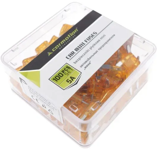 Carmotion Mini Flachsicherung 5A Orange 100 Stk