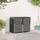 vidaXL Mülltonnenbox 138 x 77,5 x 112,5 cm anthrazit