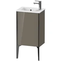 Duravit XViu Waschtisch-Unterschrank XV4480RB289 41x29x59,4cm, stehend, schwarz matt, Anschlag