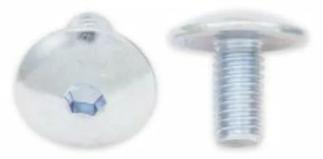 Bolt Platte gebogen kopschroef M6x1x12mm 10 stuks