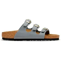 Birkenstock Florida Bs Natural Leather Oiled Sandalen - Basalt Gray - EU 36