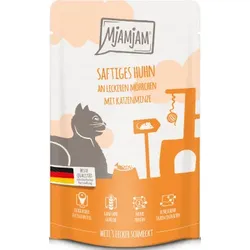 Katzen - Nassfutter MJAMJAM Cat Adult Huhn & Möhrchen, 125 g