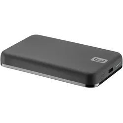 Cellularline Wireless power bank MAG 5000, 5000 mAh, Kabelloses Aufladen, Schwar
