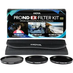 HOYA Pro ND-EX Graufilterkit ND8/ND64/ND 1000 58mm