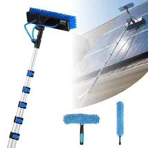 Vevor Reinigungsset Teleskop Waschbürste Orange/Schwarz
