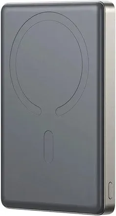 JOYROOM JR-PBM08 Ultraflache magnetische Metall-Wireless-Powerbank + Kabel USB-C - Lightning