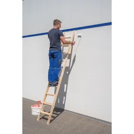 Günzburger Steigtechnik Stufen-Anlegeleiter 6 Stufen