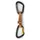 Salewa Ortles Straight/bent 110 Expressschlinge - Black / Orange - One Size